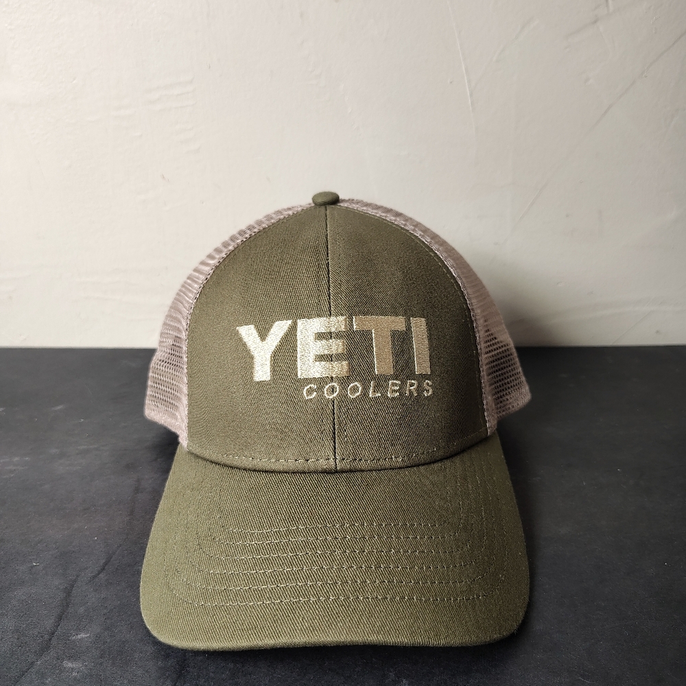 Yeti Coolers Hat Cap Snap Back Mesh‎ Panel Mens